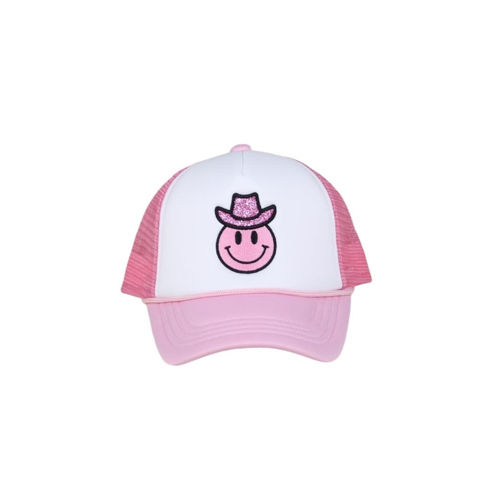 Cowboy Kids Smiley face trucker hat